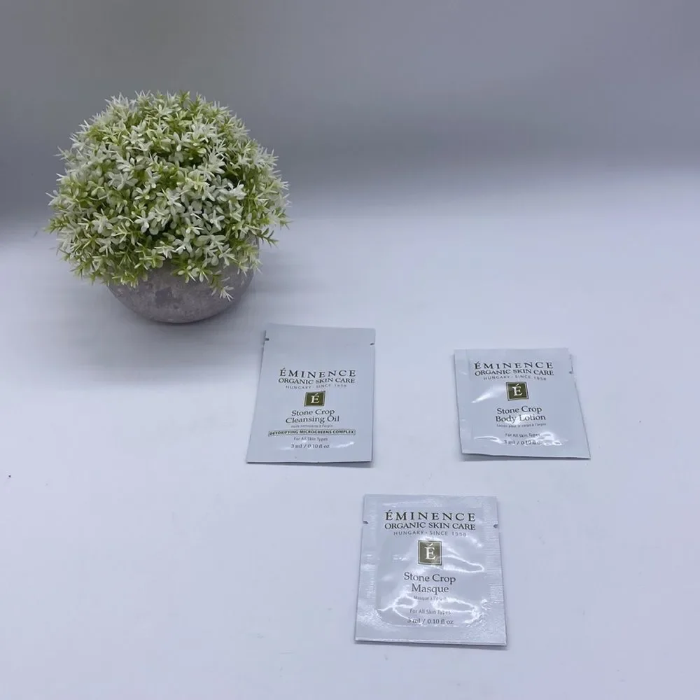 ✨🪷Eminence Stone Crop 3 packets Sample Bundle ✨